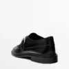 Zapatos Derby de piel con hebilla Zapatos Derby de piel con hebilla