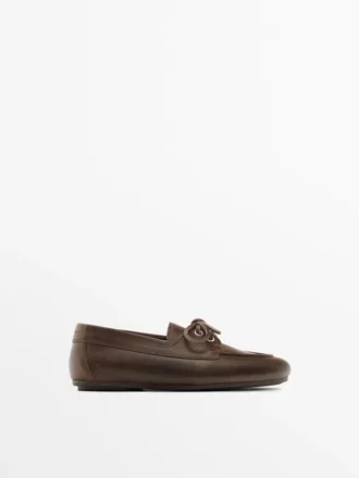 Zapatos náuticos de cuero