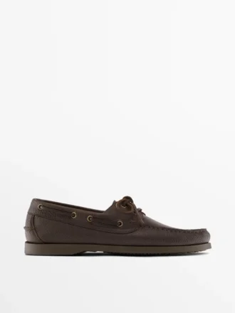 Zapatos náuticos de cuero